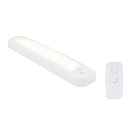 GE 12in. Battery Operated LED Light Bar with Remote, White