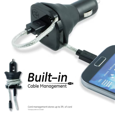 GE Pro Wrap-n-Charger 2 USB Car Charger