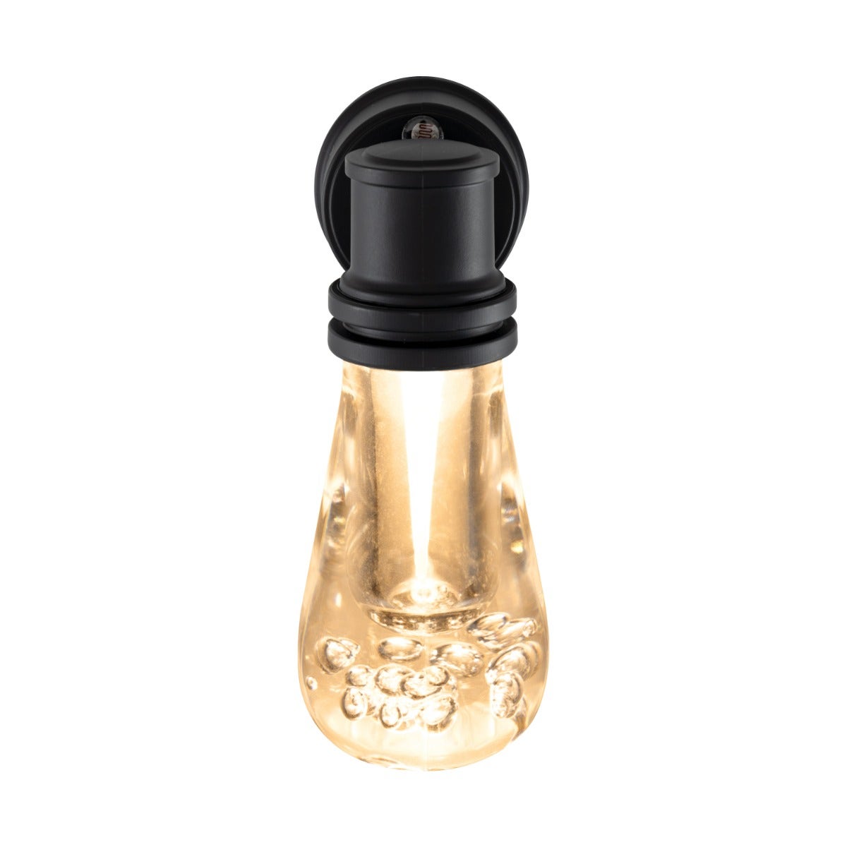 GE Vintage Light Sensing LED Night Light, Black