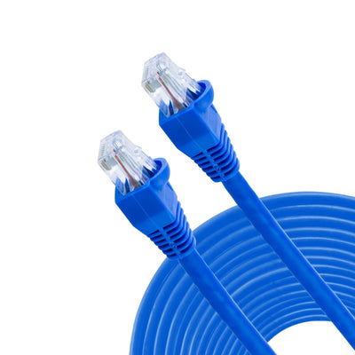 GE 50ft. Cat6 Ethernet Internet Cable, Blue