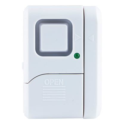 GE Battery Operated Magnetic Window or Door Alarm, 4 Pack, White