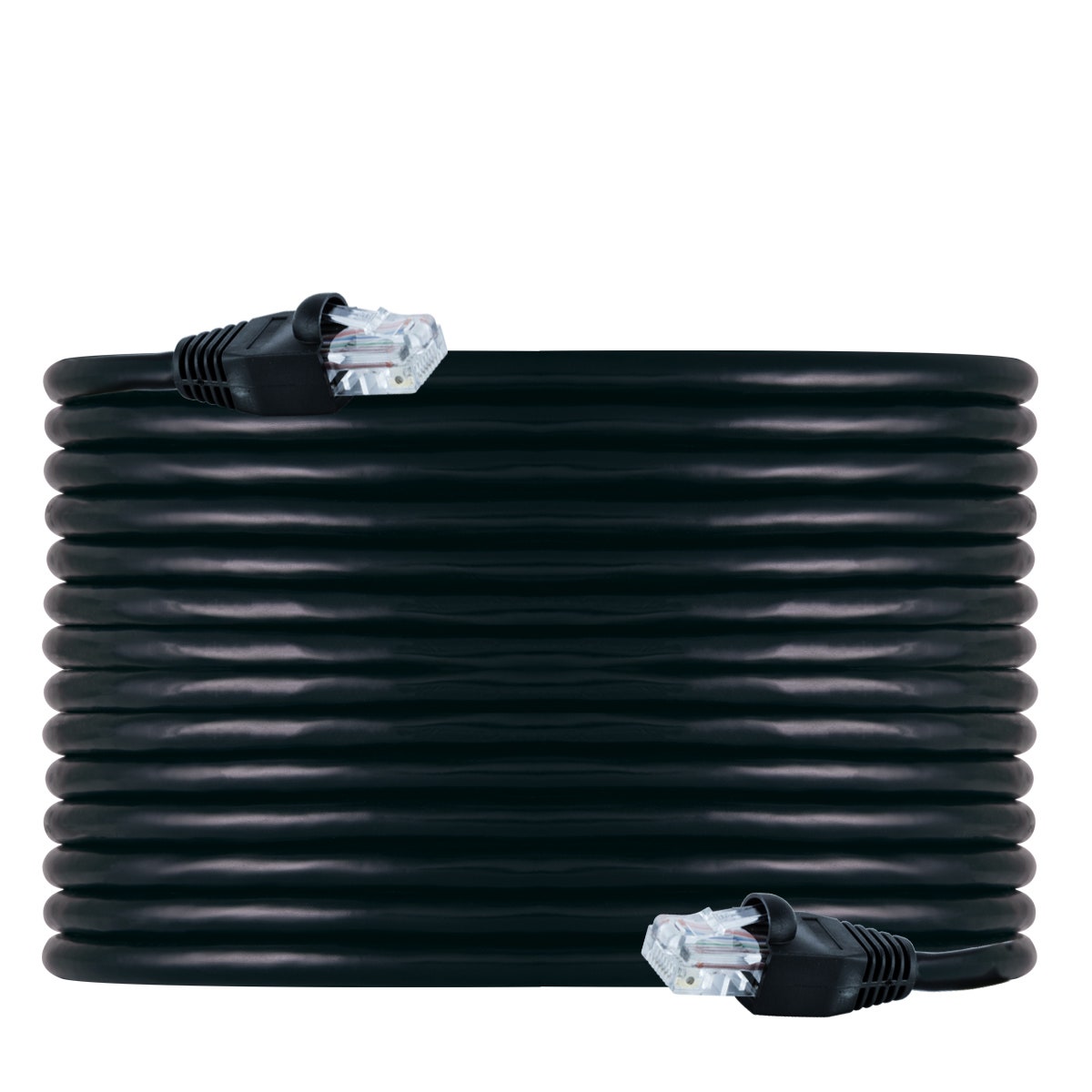 GE 50 ft. Cat 5e Ethernet Cable, Black