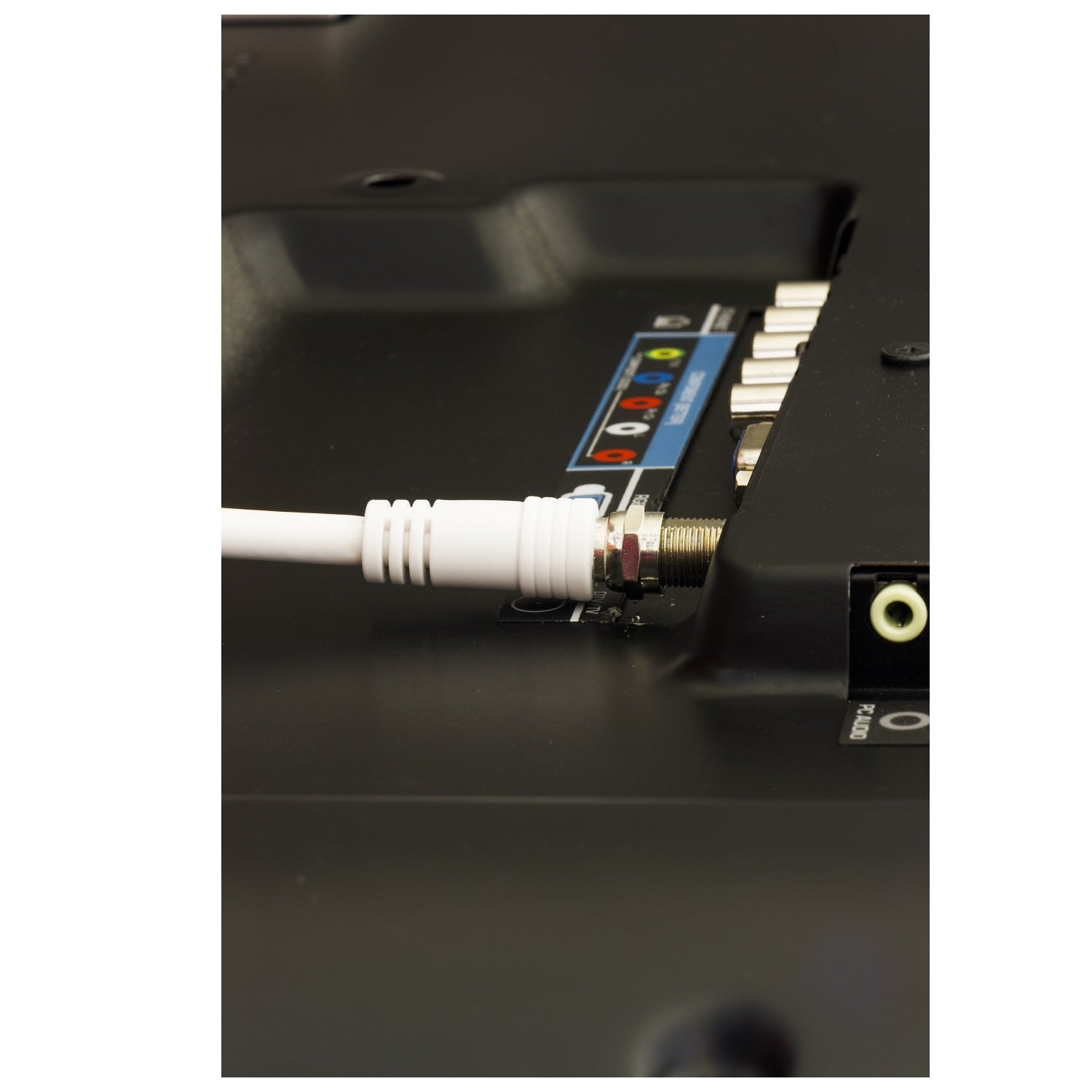 GE 100ft. RG6 Coaxial Cable with F-type Connectors, White