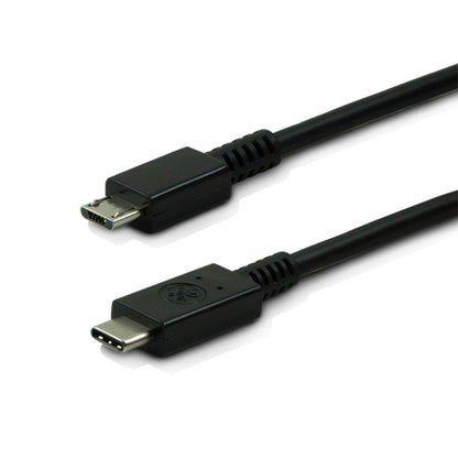 GE 3.3ft. USB-C to Micro-USB Charging Cable, Black