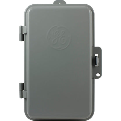 GE Indoor/Outdoor 24-Hour Heavy Duty Mechanical Time Switch, 120 VAC, Gray