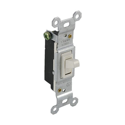 GE Grounding Toggle Switch, Light Almond