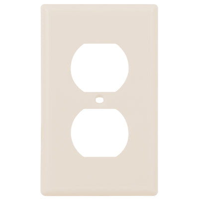 Power Gear Outlet Wall Plate Cover, Light Almond