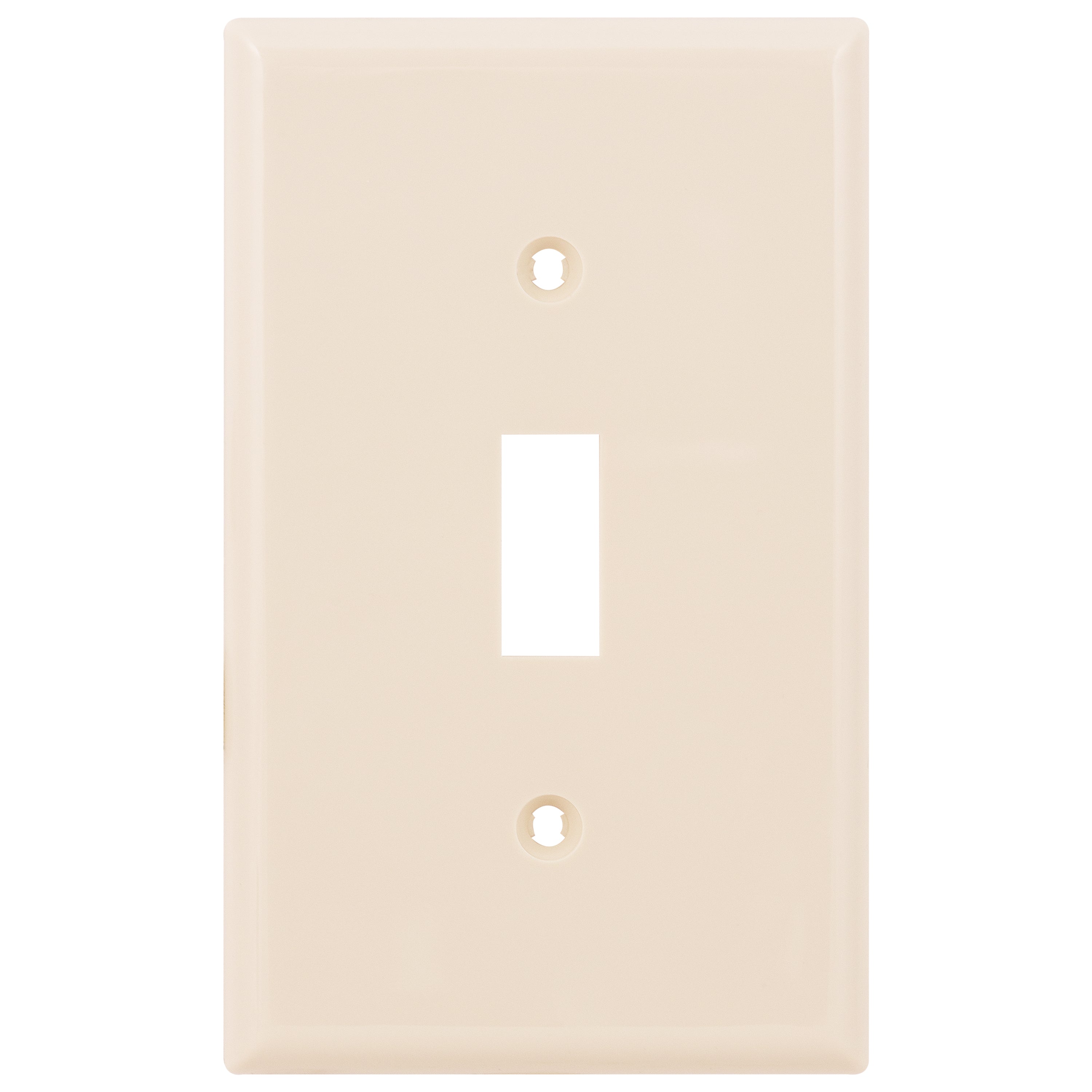 Power Gear Single Switch Wallplate, Light Almond