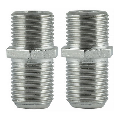 GE Coaxial Cable Extension Adapters, F-Type Connectors, 2 Pack