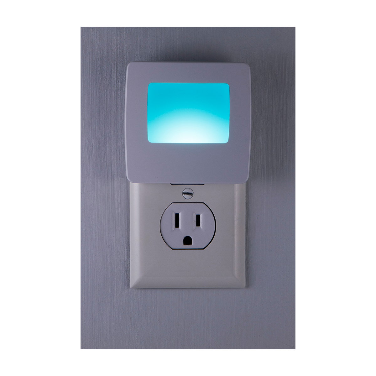 GE Flat Panel Always On LED Night Light, White