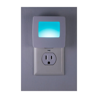 GE Flat Panel Always On LED Night Light, White