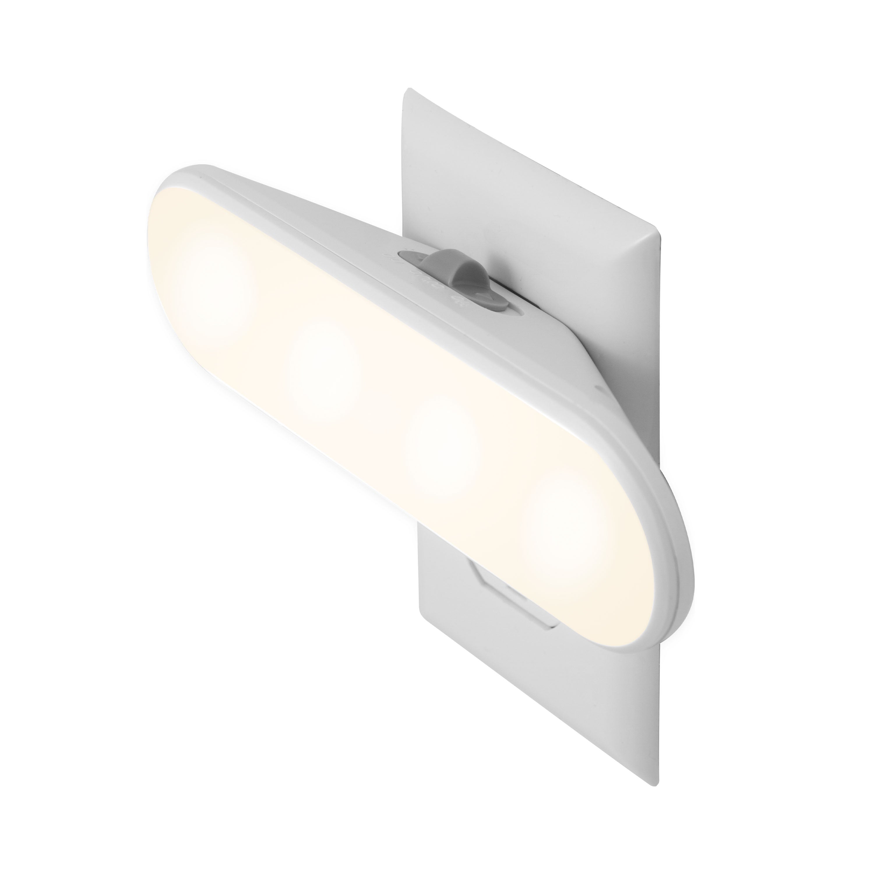 GE UltraBright Plug-In Automatic LED Light Bar, White