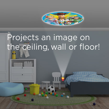 Projectables Disney Pixar Toy Story 4 Light Sensing LED Night Light, Red
