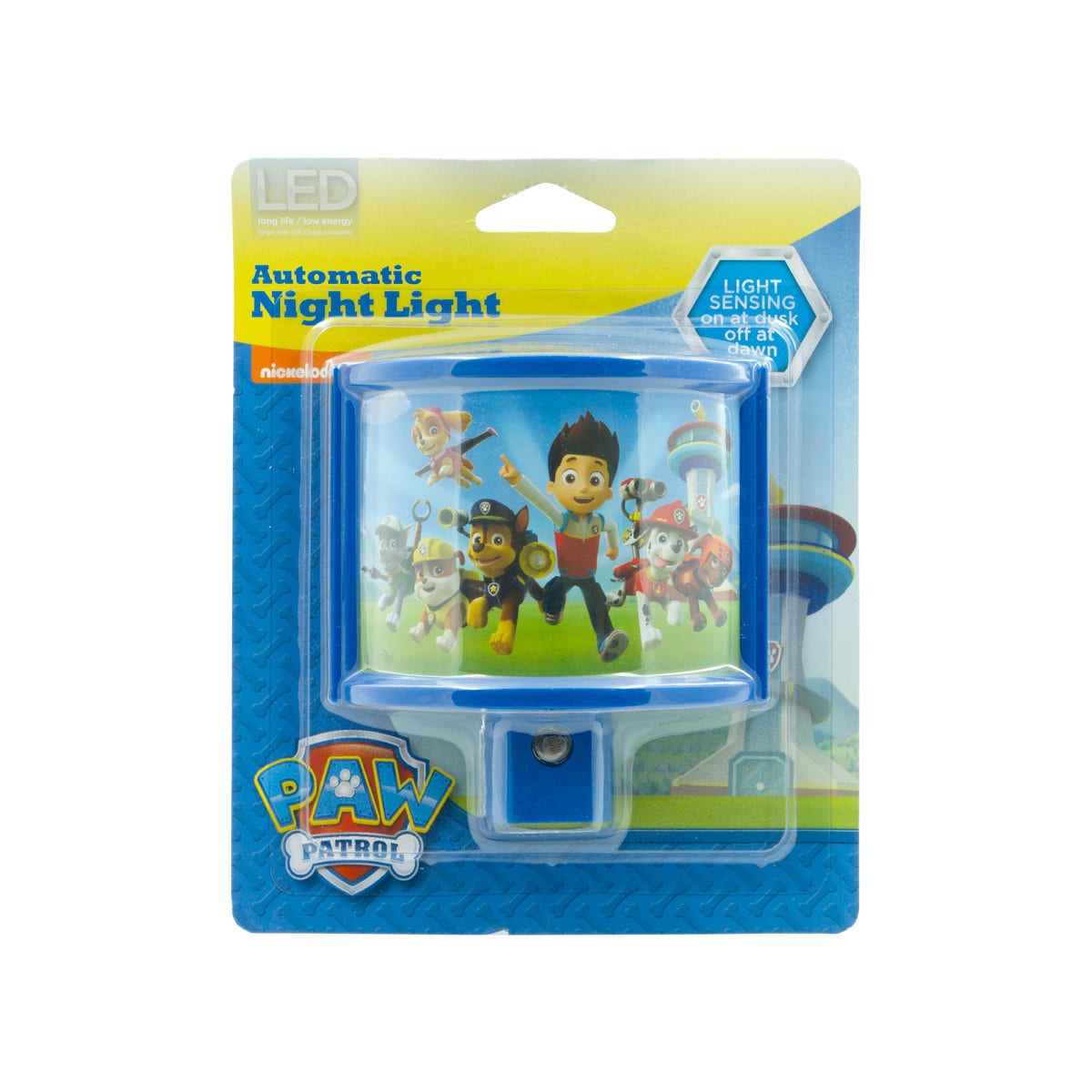 Nickelodeon Paw Patrol Light Sensing LED Night Light, Blue