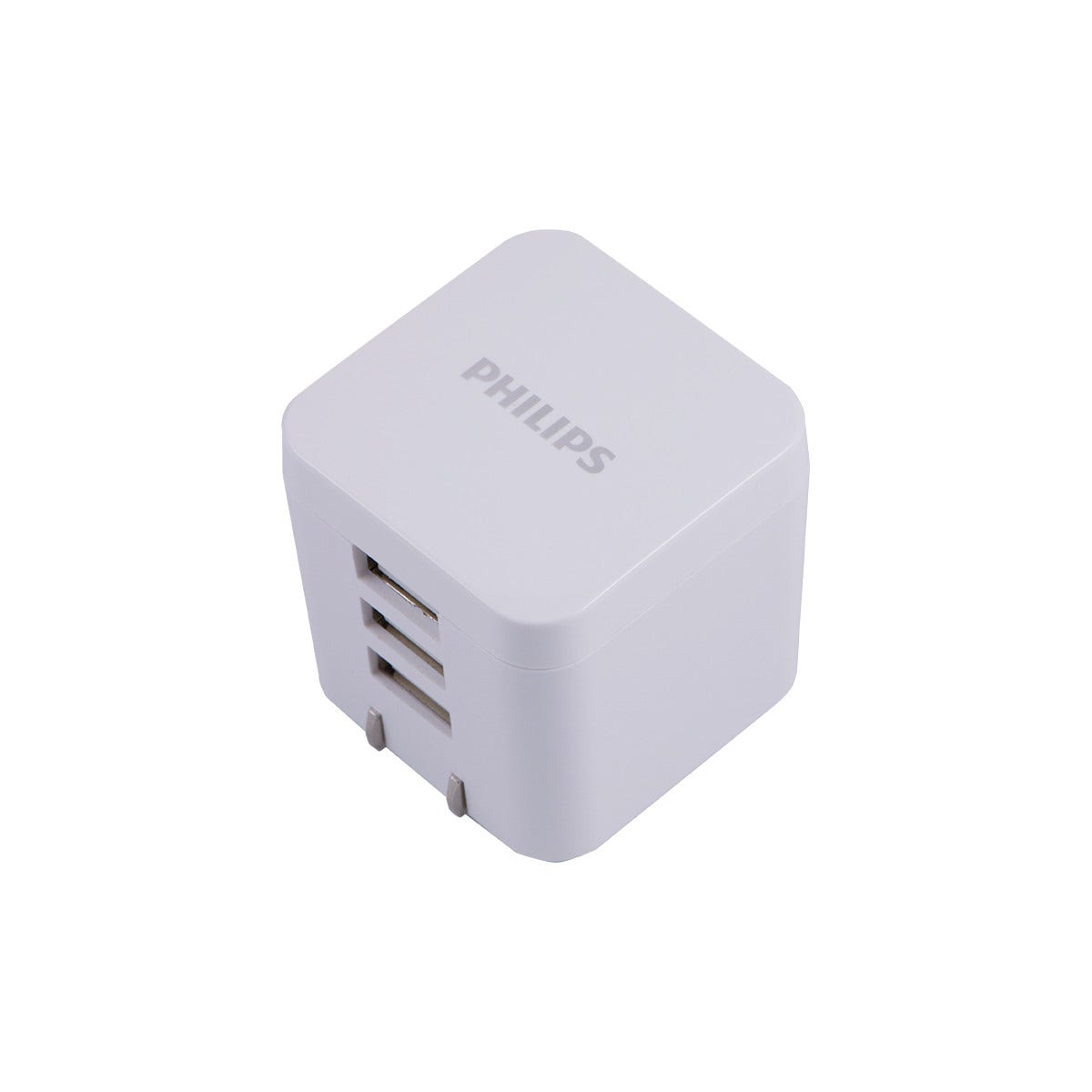 Philips 3-USB Wall Charger, White
