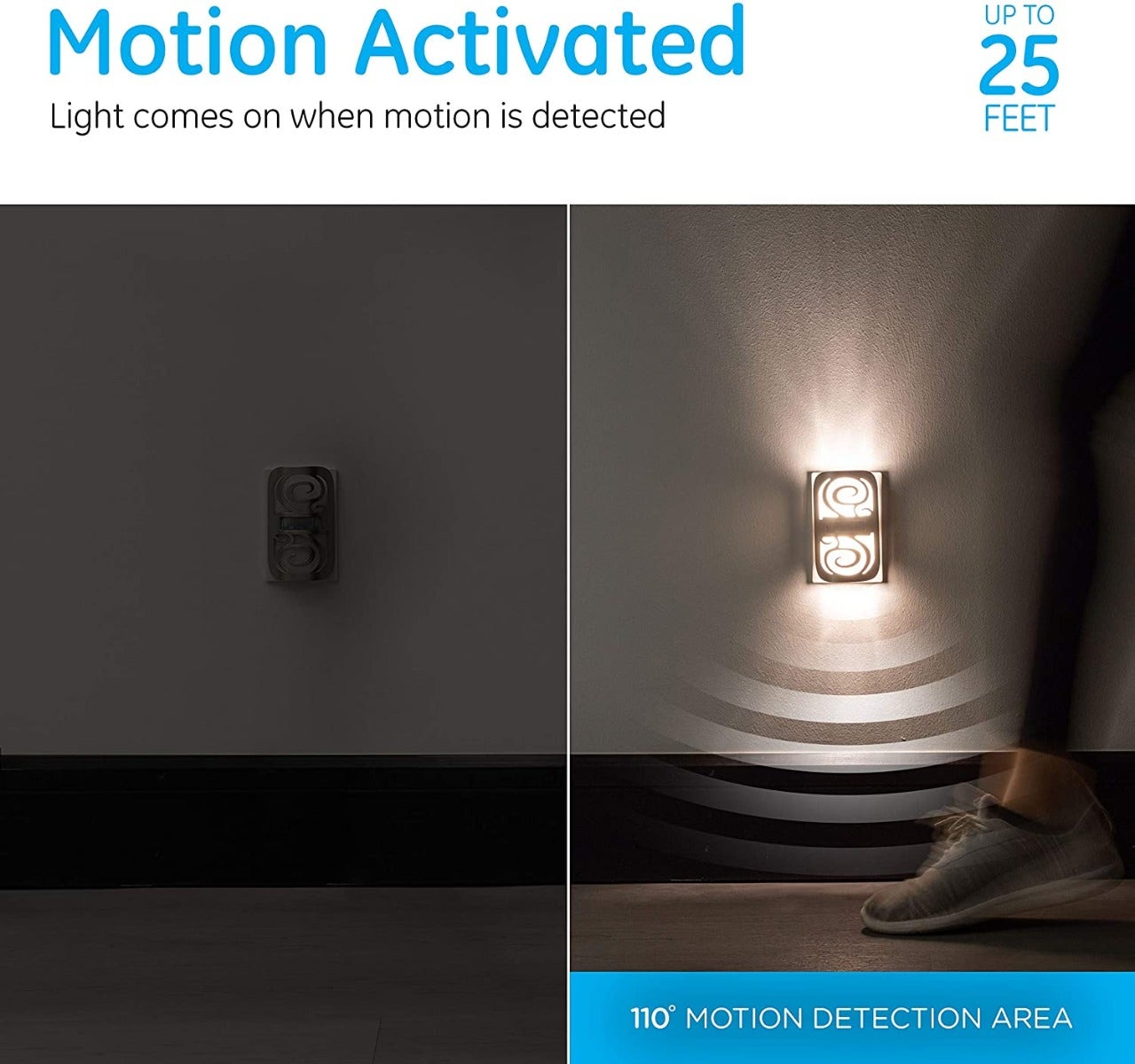 GE Motion-Select LED Night Light, Oil-Rubbed Bronze