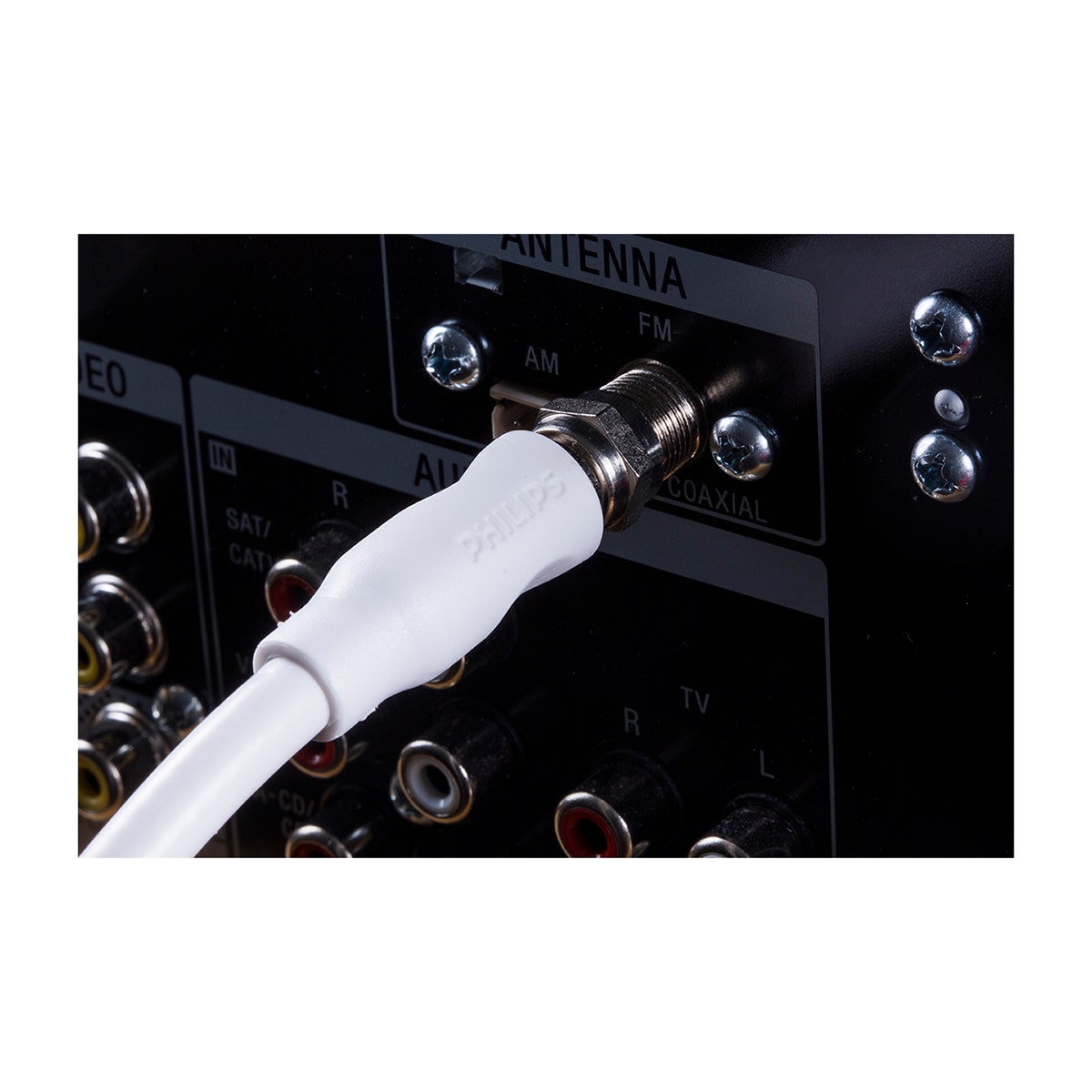 Philips 50 ft. RG6 Coaxial Cable, White
