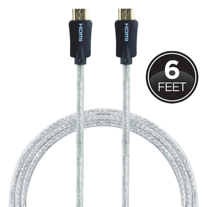 GE Pro Premium 6ft. 4K HDMI Cable with Ethernet, Black