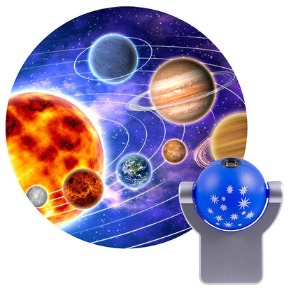 Projectables Solar System Light Sensing LED Night Light, Blue