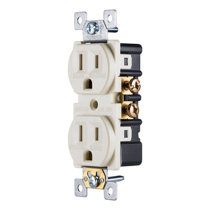 GE Grounding Tamper Resistant Safety Outlet, Light Almond