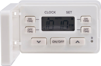 UltraPro Indoor Plug-In 1-Outlet Digital Timer, White