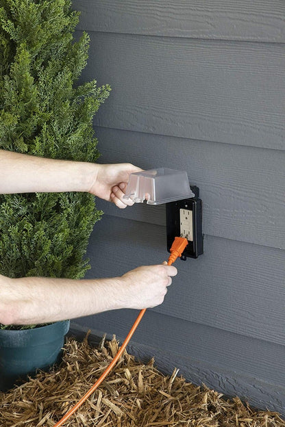 UltraPro 3-Outlet 9ft. Heavy Duty Indoor/Outdoor Extension Cord, Orange