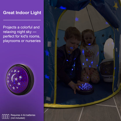 GE LED Moon and Star Projector Night Light