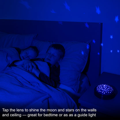 GE LED Moon and Star Projector Night Light