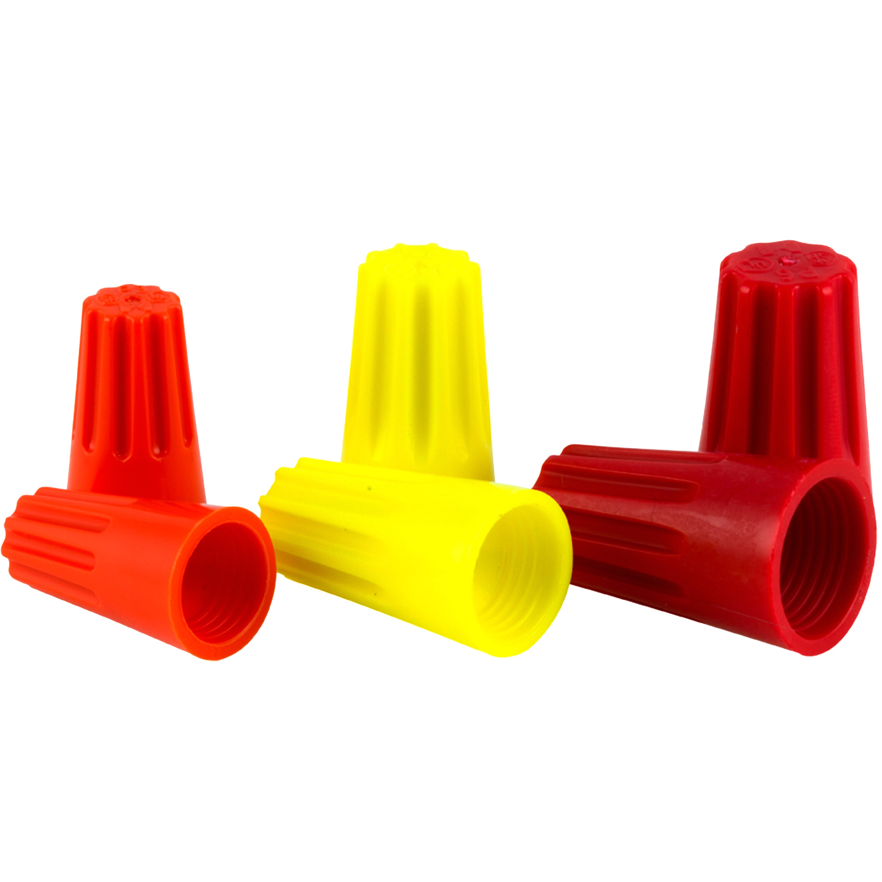 Power Gear Wire Connectors, Red, Yellow, Orange, 25 Pack