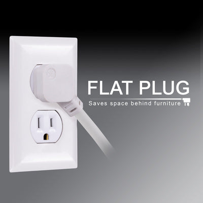 GE 6-Outlet 15ft. Surge Protector, White
