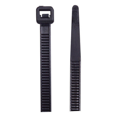 Power Gear 20in. Plastic Cable Ties, Black, 25 Pack