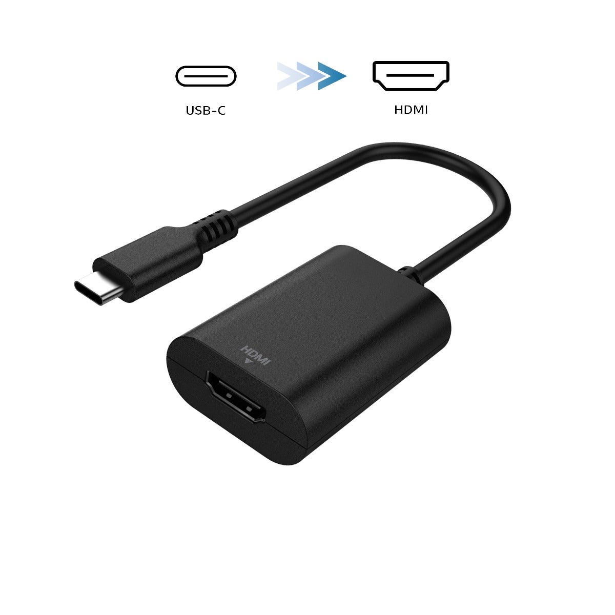 Philips USB-C to HDMI Adapter, Black