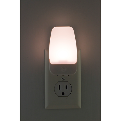 GE Light Sensing LED Night Light, 2 Pack, White
