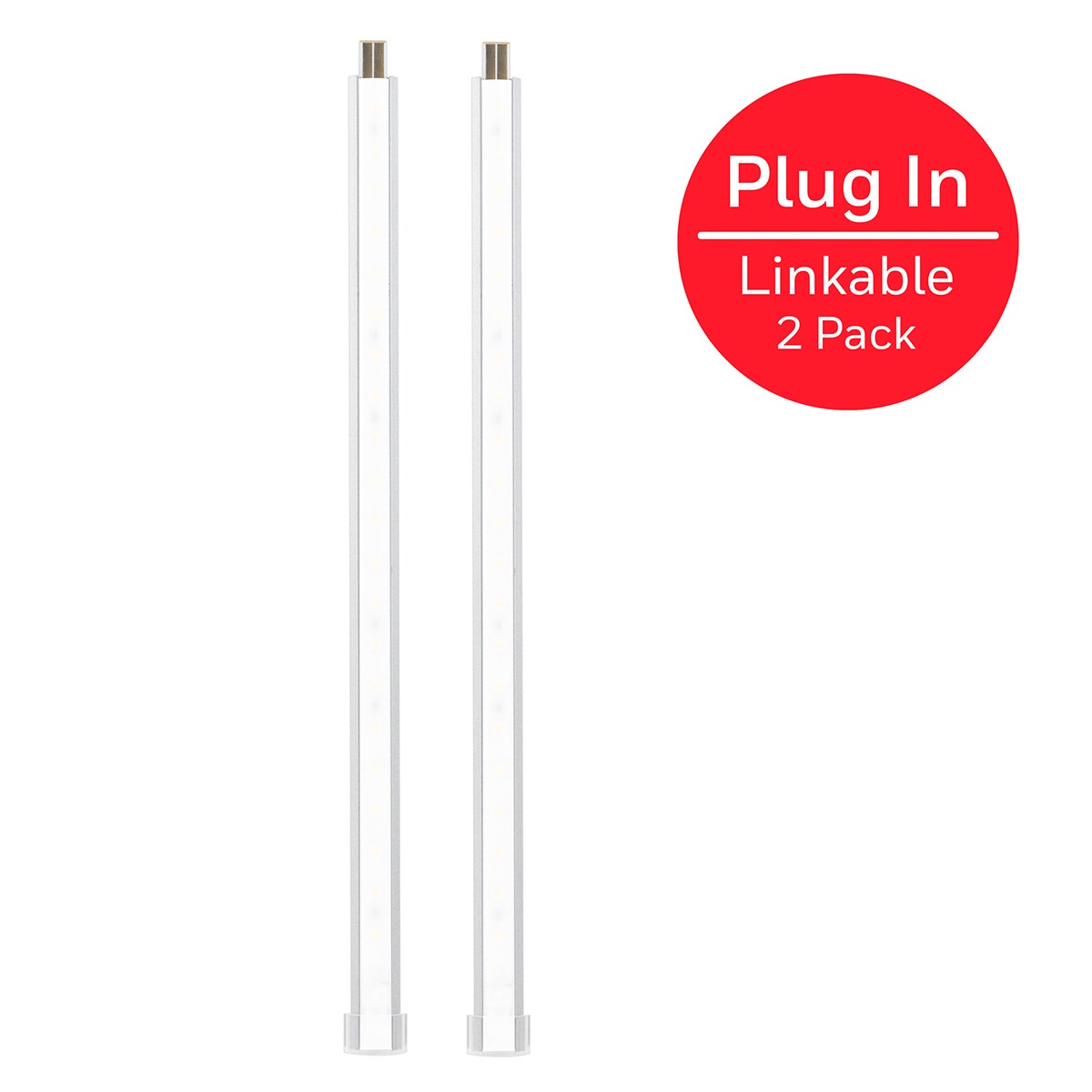 UltraPro 10in. Linkable LED Bright Strips, 2 Pack