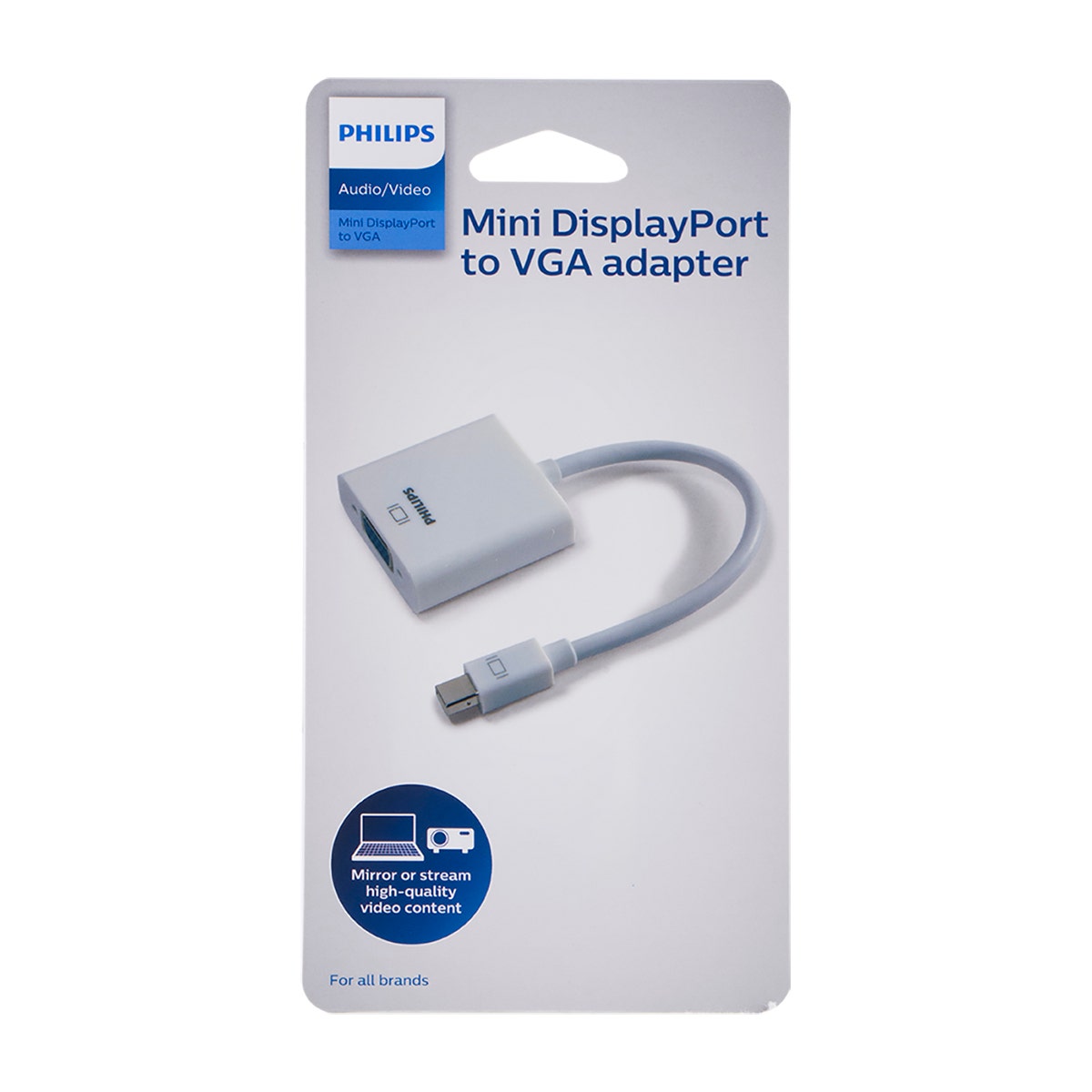 Philips Mini DisplayPort to VGA Adapter, White