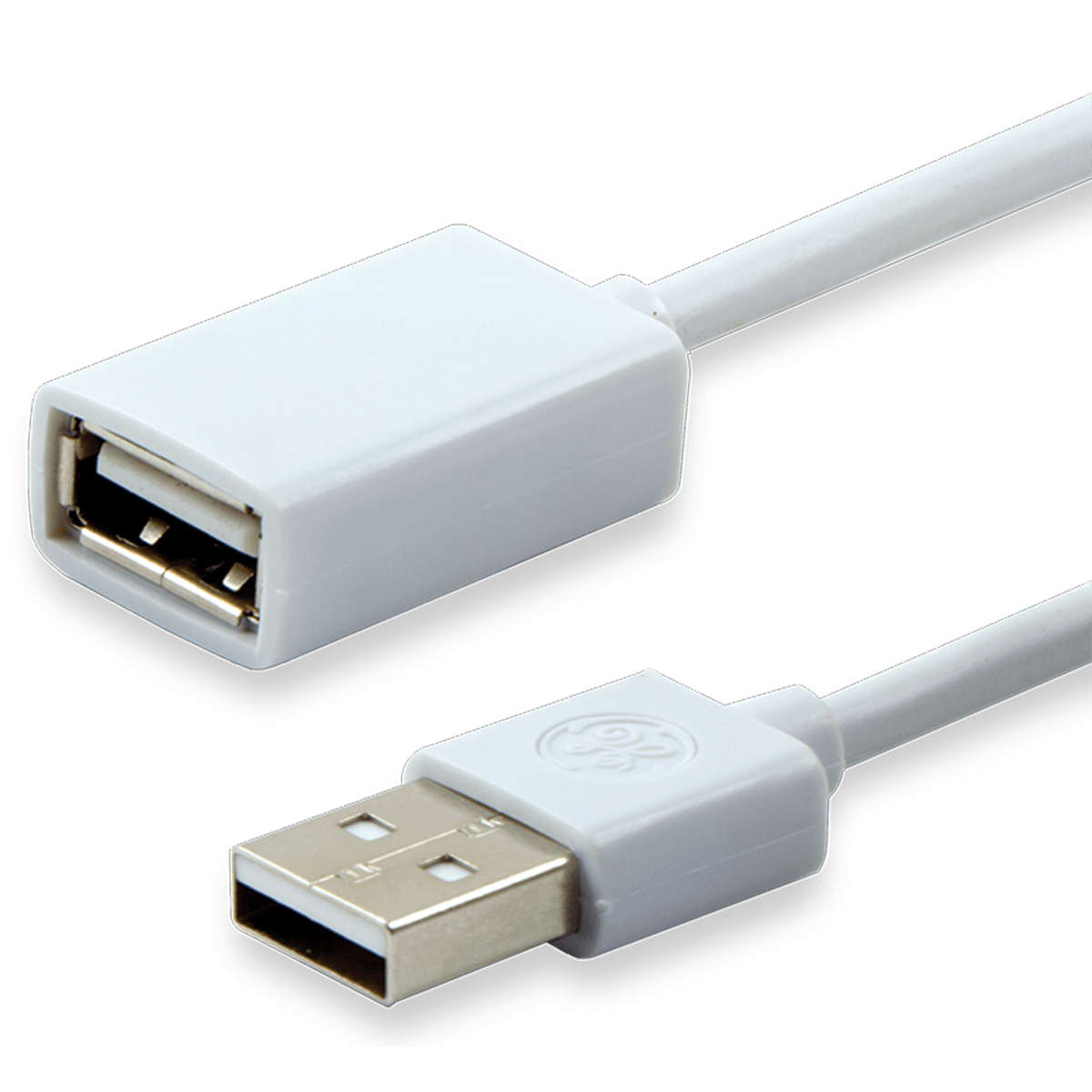 GE UltraCharge 6ft. USB Extension Cable, White