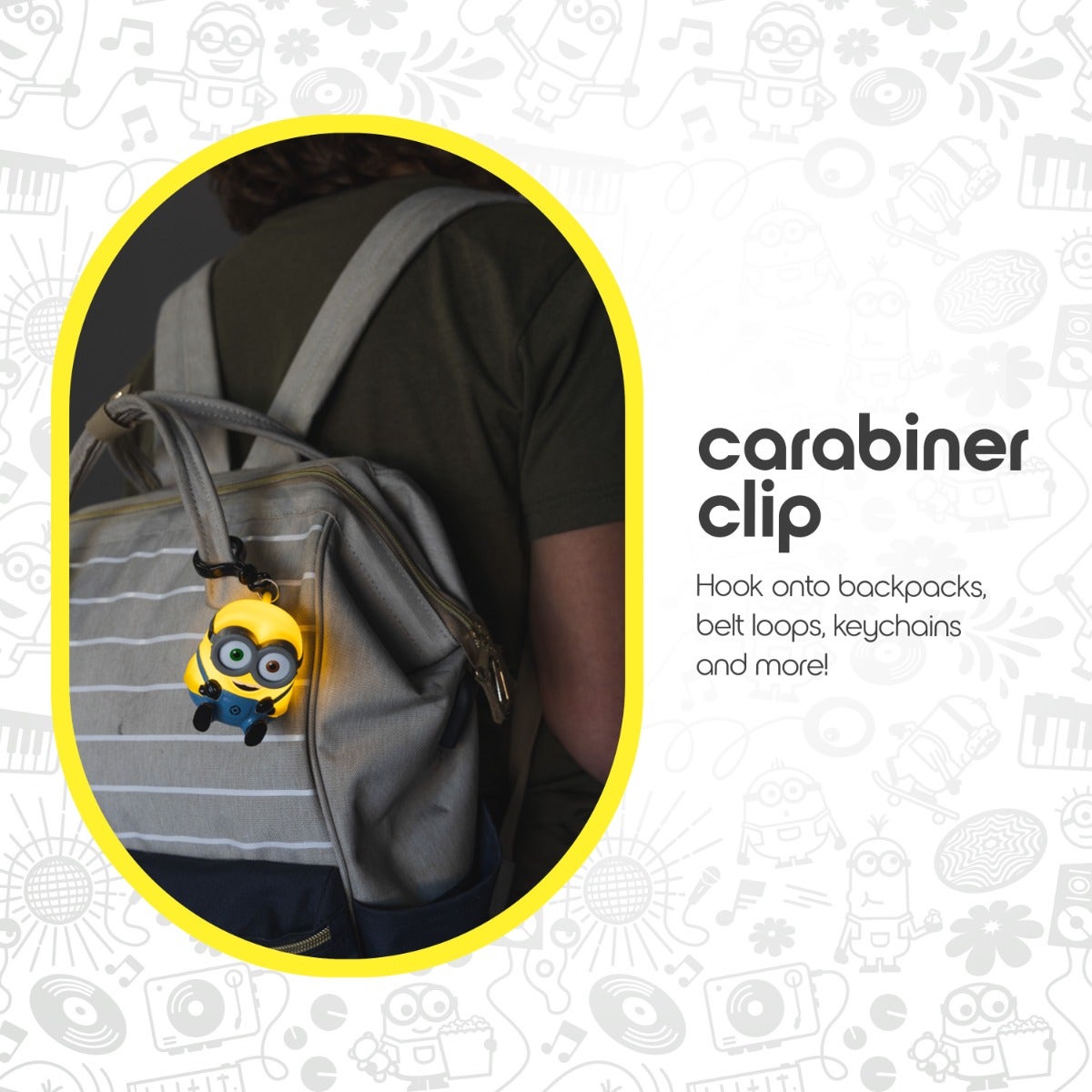 Minions 2 LED Battery Operated Clip Light, Yellow