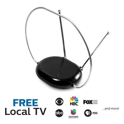 Philips Rabbit Ear HD Antenna, Black