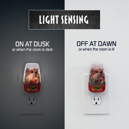 Jurassic World Light Sensing LED Night Light, Red