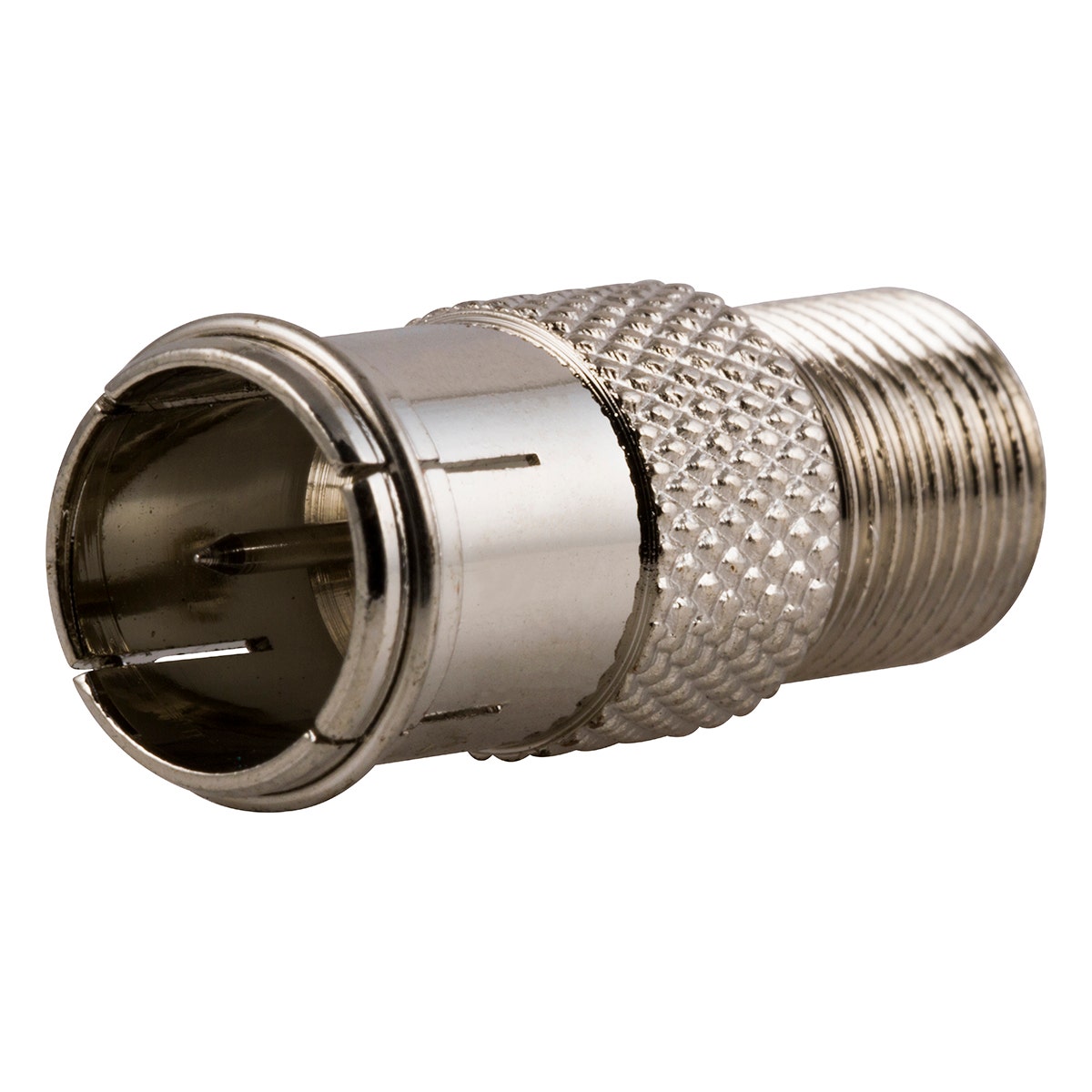 GE Push-On Video Plug Adapter, Silver