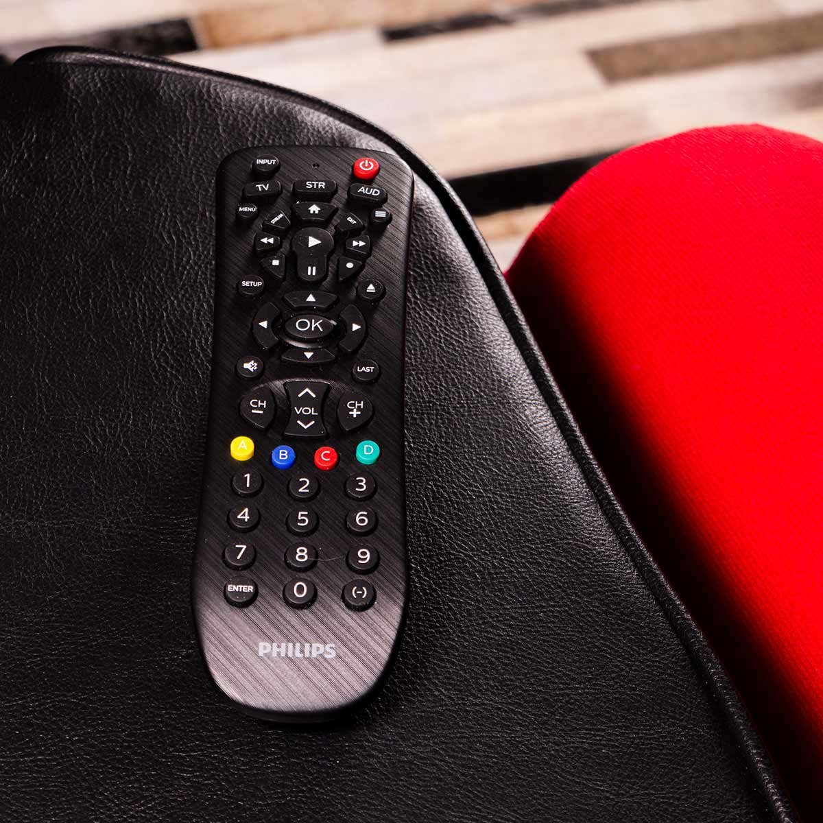 Philips 3-Device Universal Remote, Brushed Black