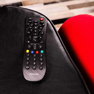 Philips 3-Device Universal Remote, Brushed Black