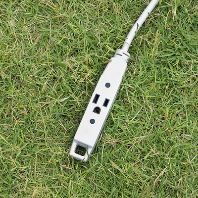 UltraPro 3-Outlet 25ft. Extension Cord, White