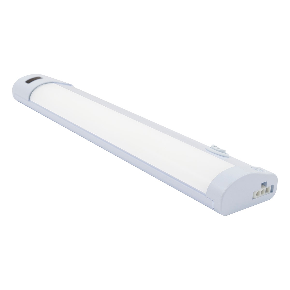 GE 24in. Plug-In Motion-Sensing LED Under Cabinet Light Fixture, White