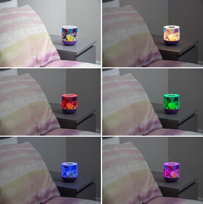 Universal Trolls World Tour Color Changing Tabletop LED Night Light, Purple