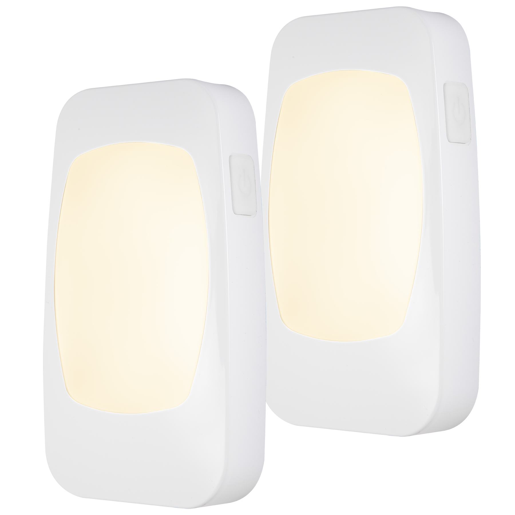 Energizer 4-in-1 Rechargeable Power Failure Light Sensing LED Night Light, 2 Pack, White