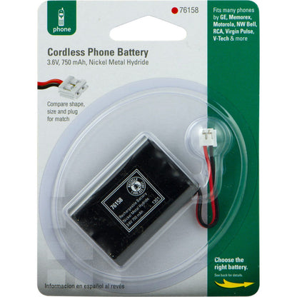 Power Gear Cordless Phone Battery, 750 mAh