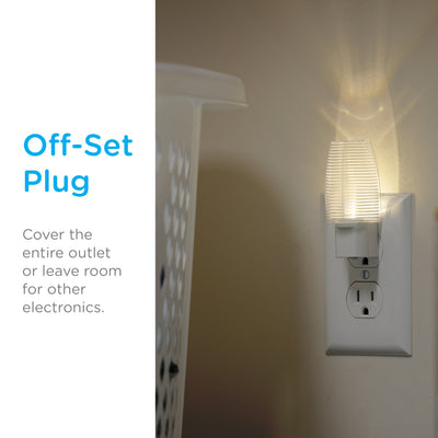 Lights by Night Light Sensing LED Night Light, 4 Pack, White