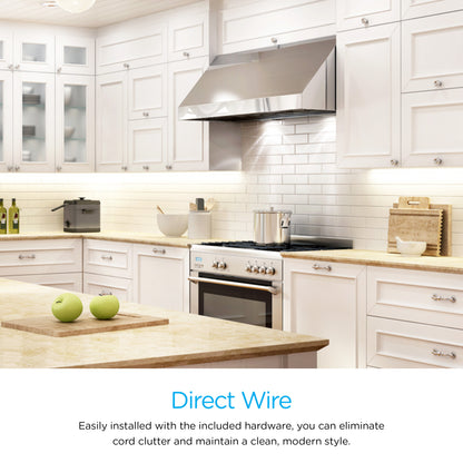 Enbrighten LED Direct Wire Dimmable Light Fixture, 24in