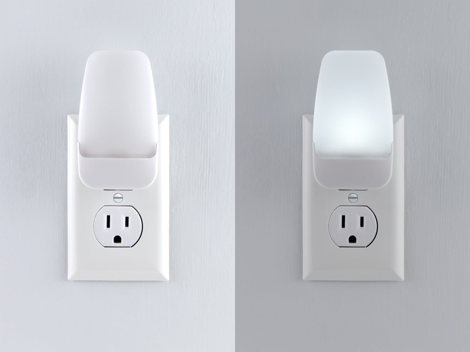 GE Light Sensing LED Night Light, 2 Pack, White